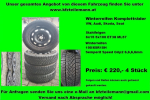 Winterreifen Kompletträder Stahl 7x15 5x100 195/65R15H Semperit Speed Grip2 6,6,6,6mm